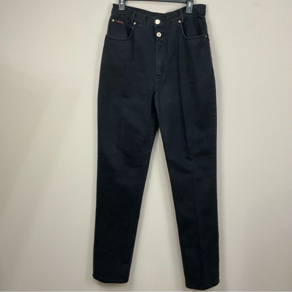 Vintage Lawman Black Jeans Sz 13/14 Western High Rise Relaxed Fit Cowgirl